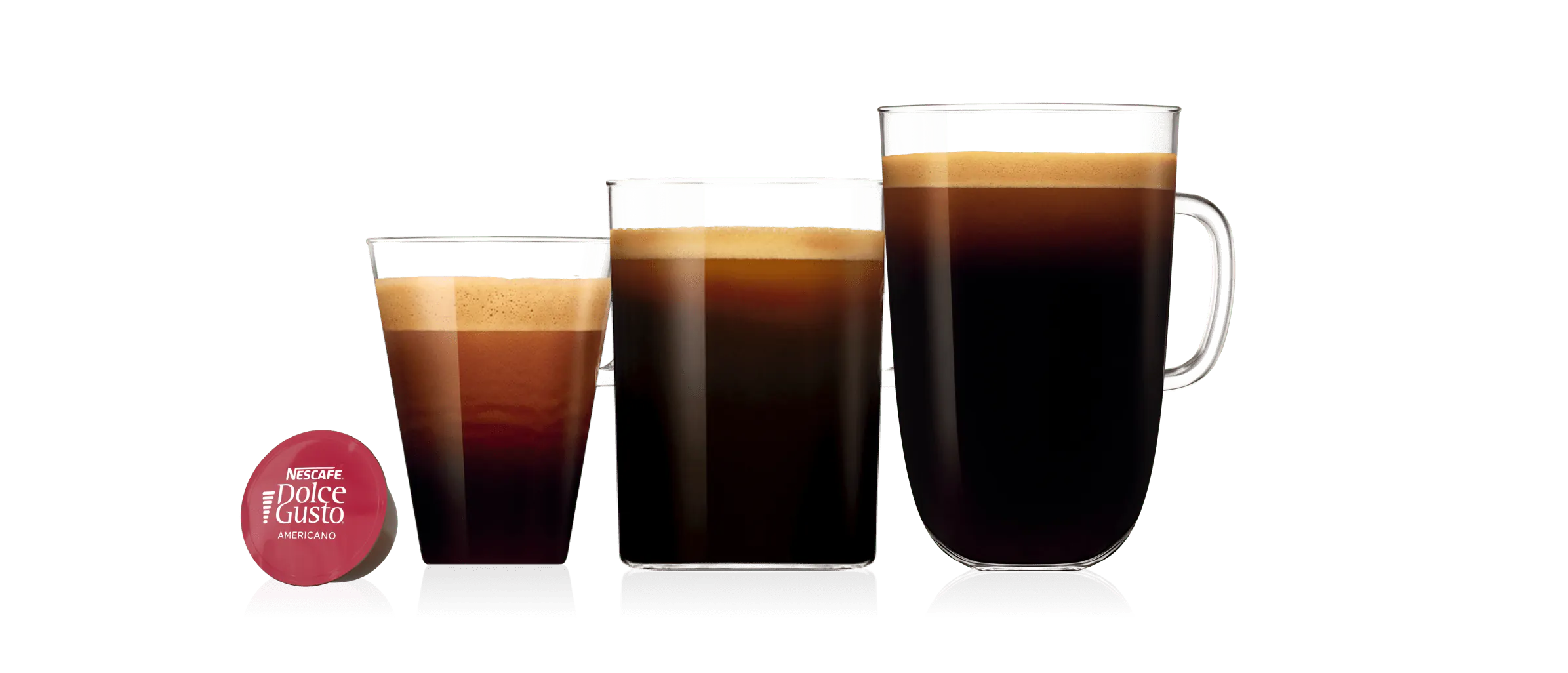 Americano Coffee & Large Black Capsules | NESCAFÉ® Dolce Gusto® header image