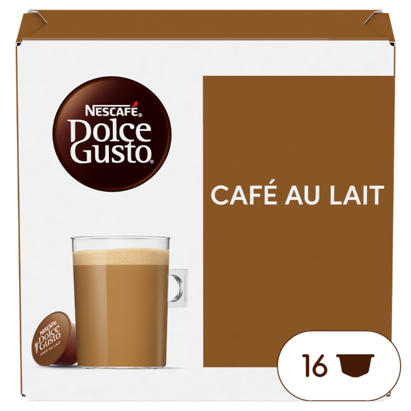 Café Au Lait capsules Nescafé Dolce Gusto