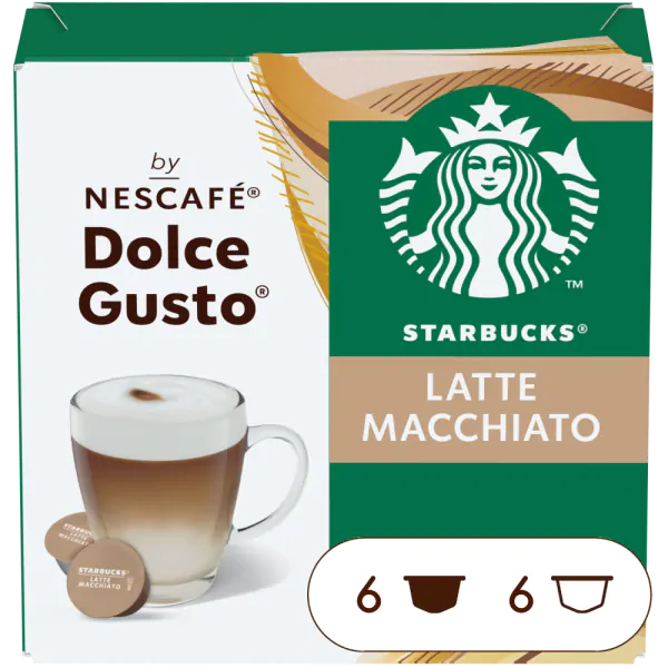 Capsule latte macchiato top